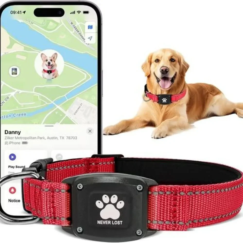GPS Dog Collar Tracker 2-in-1